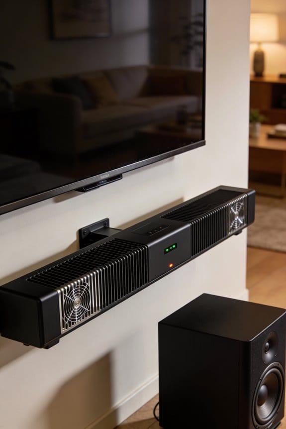 active soundbar thermal control