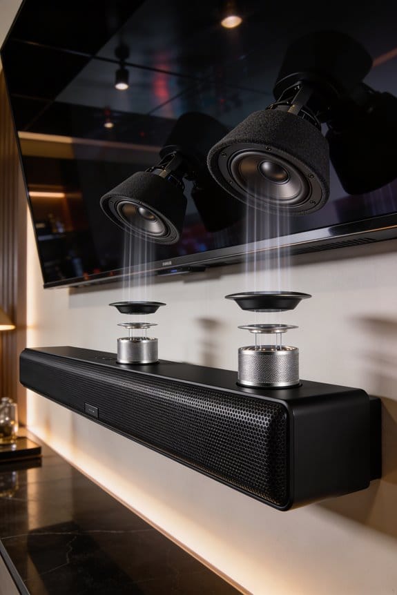 ceiling reflections enhance audio