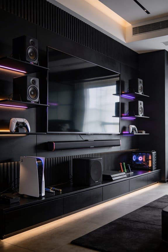 gaming optimized home theater setup