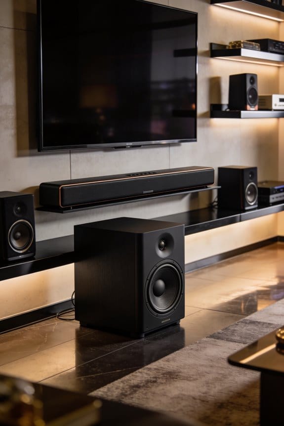 soundbar and tv dimensions