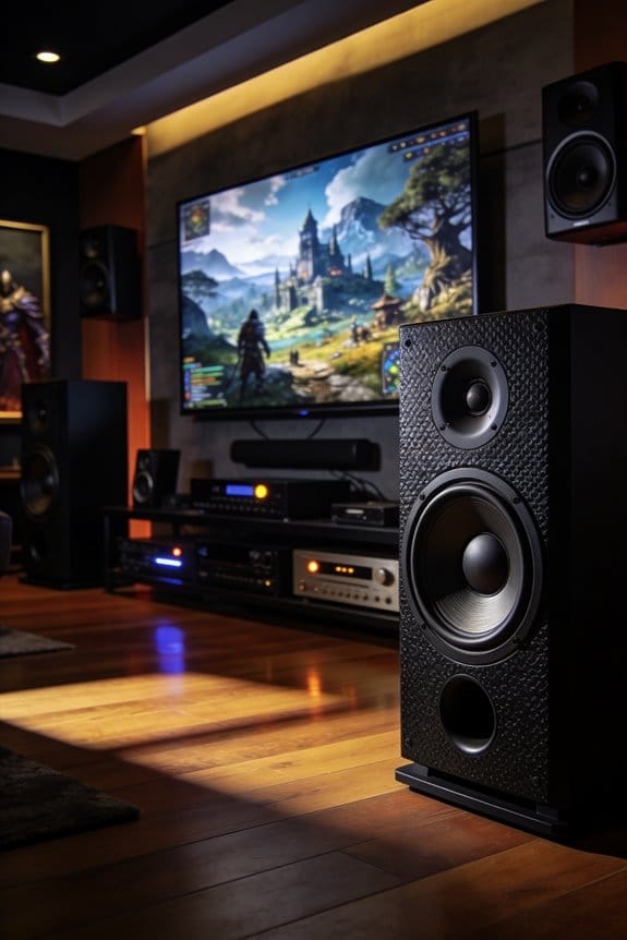 subwoofer enhances gaming immersion