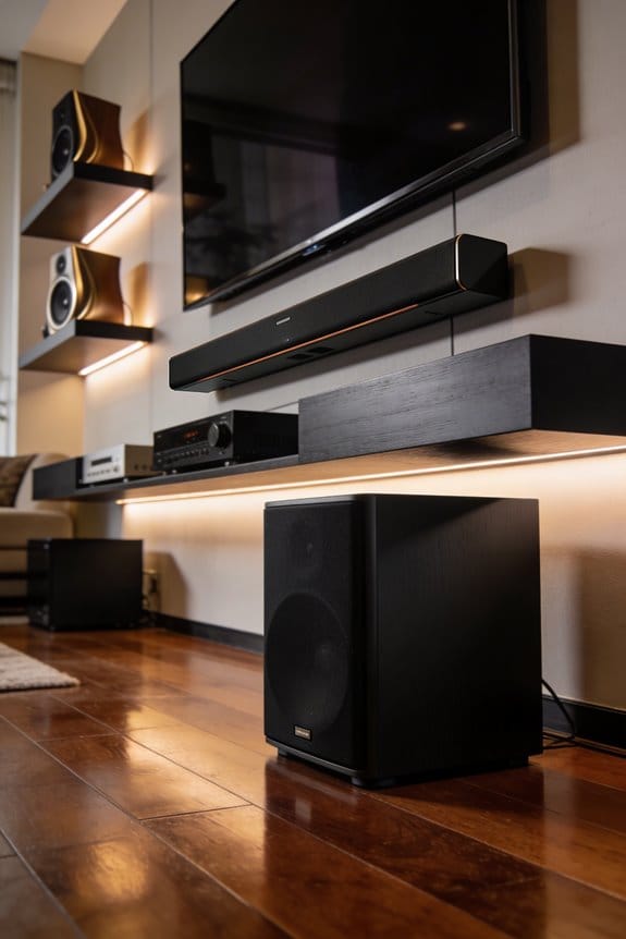 tv stand impact on acoustics